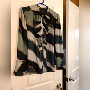 Ann Taylor Long Sleeve Blouse